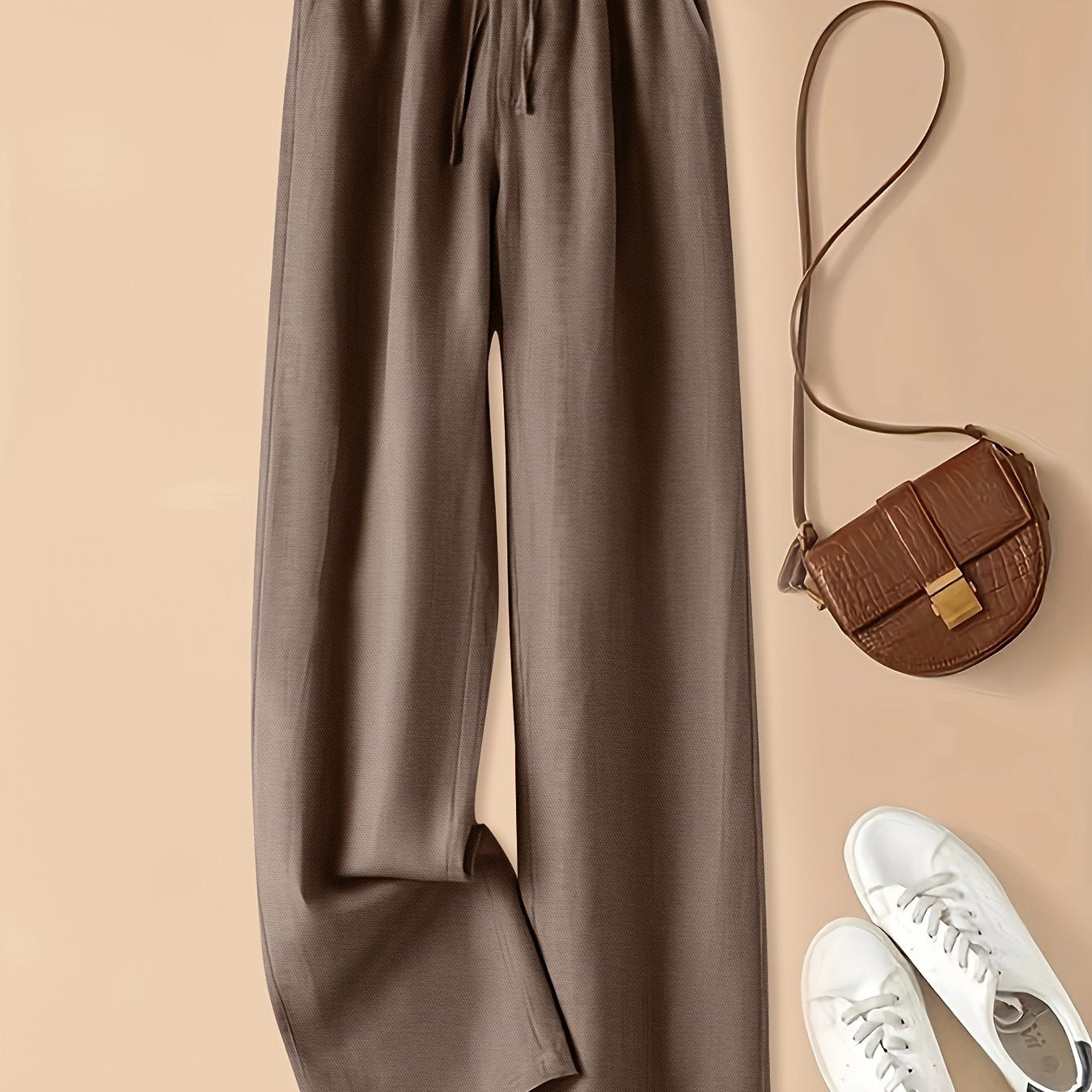 Lea | Leinenhose Hoher Bund Leichte Qualität