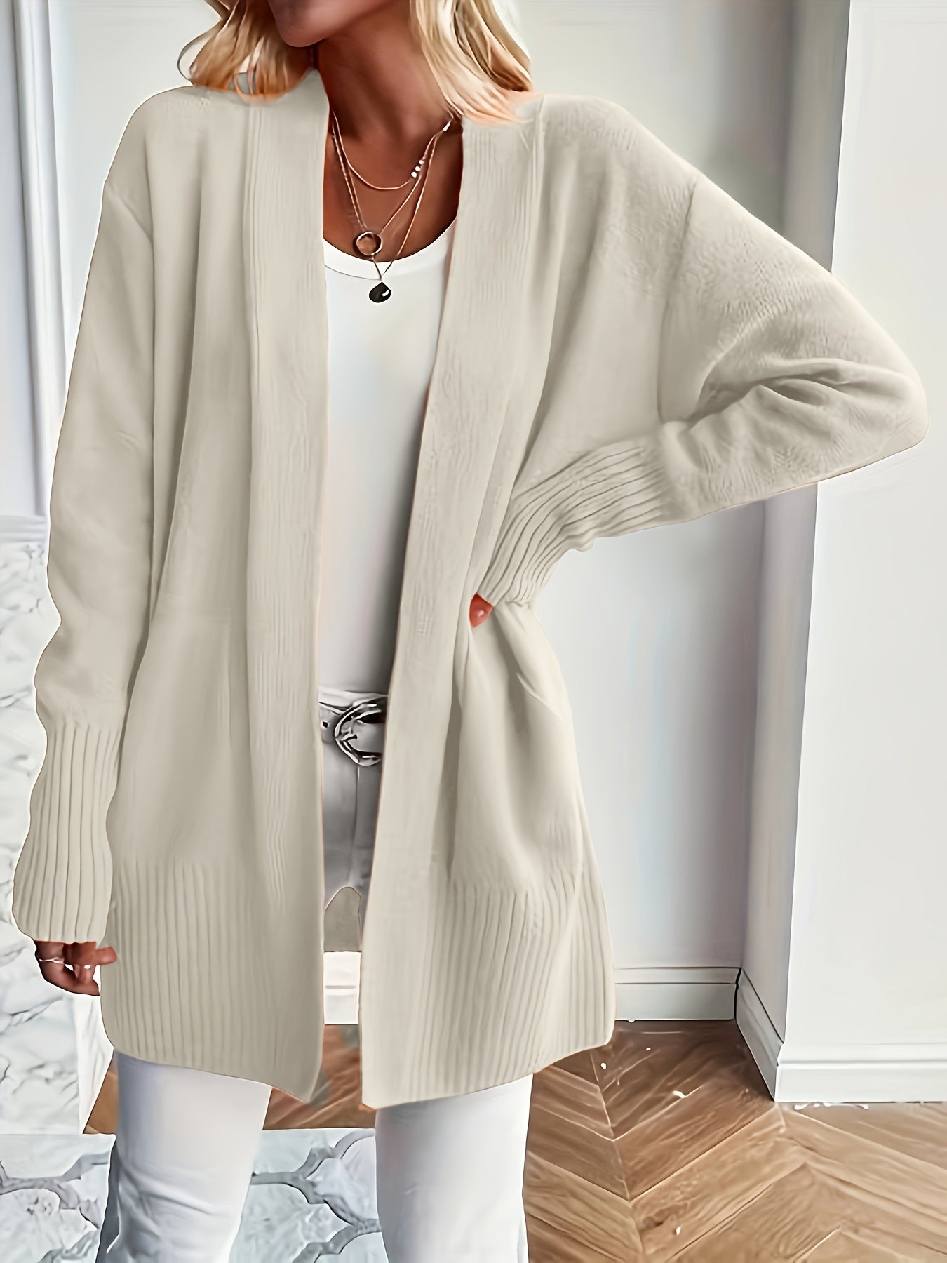 Leonie | Kuscheliger Cardigan Offener Schnitt