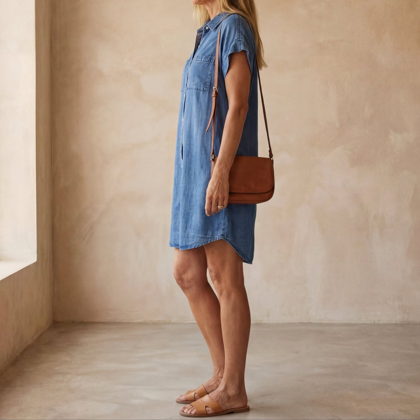 Alina | Mittellanges Freizeitkleid Damen