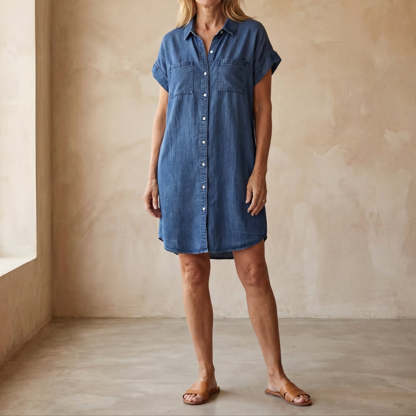 Alina | Mittellanges Freizeitkleid Damen