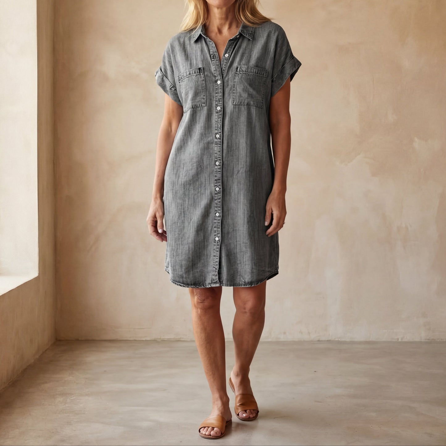 Alina | Mittellanges Freizeitkleid Damen