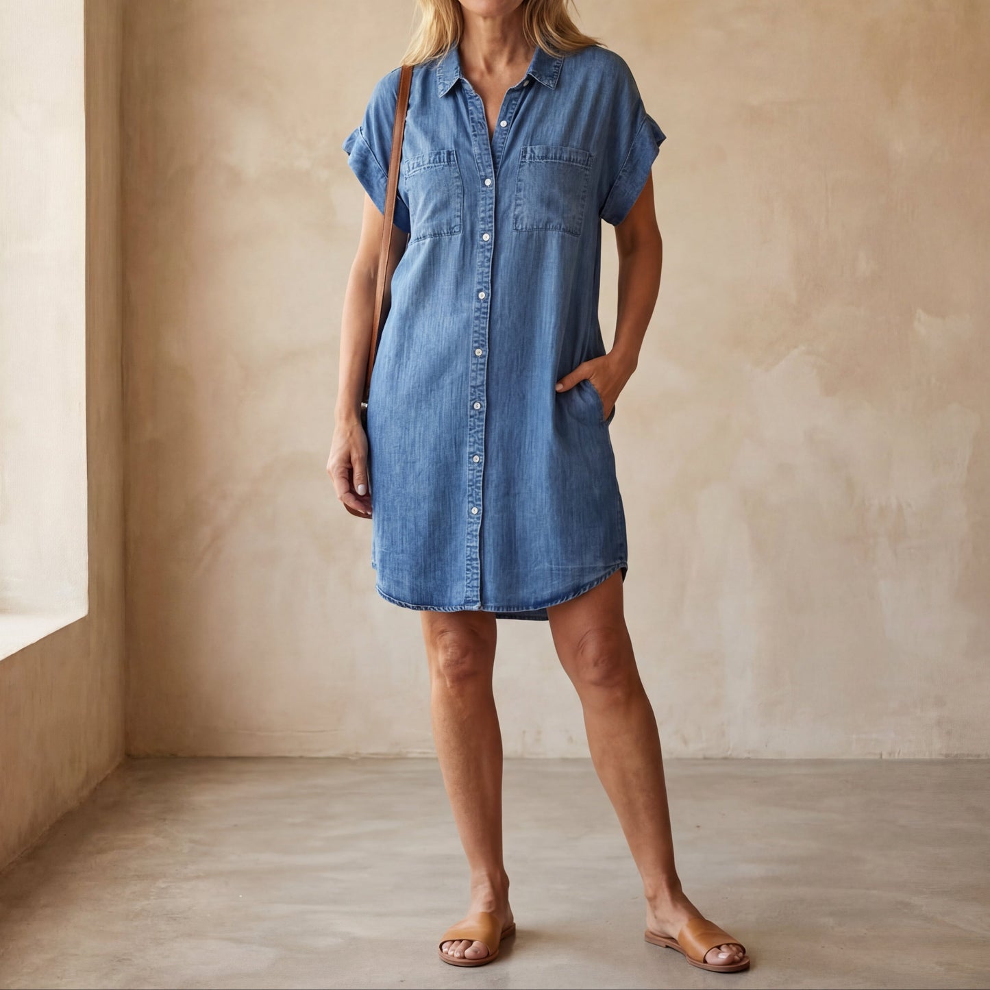 Alina | Mittellanges Freizeitkleid Damen