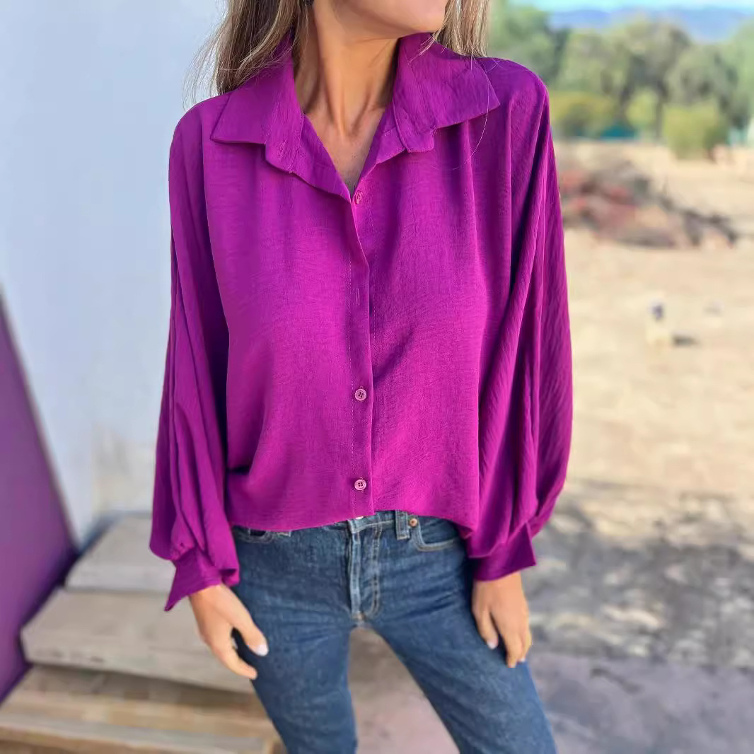 Julia | Edle Oversize Bluse Damen