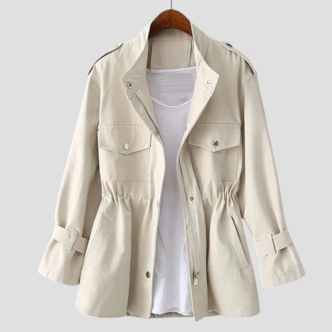 Paula | Stylische Damenjacke lässig mit Fronttaschen