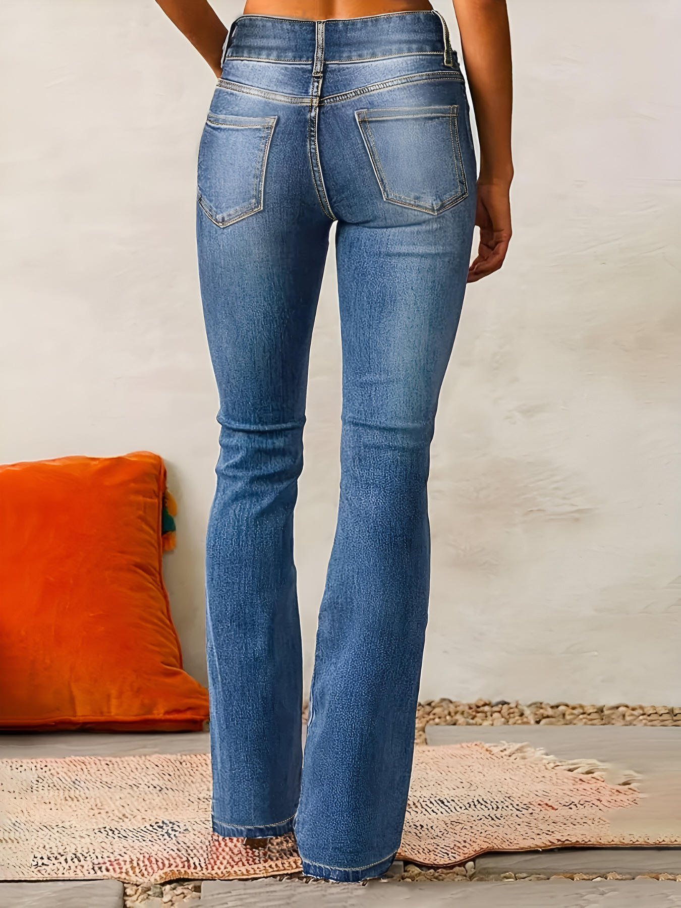 Selma | Damen-Jeans mit weitem Bein für sommerliche Outfits