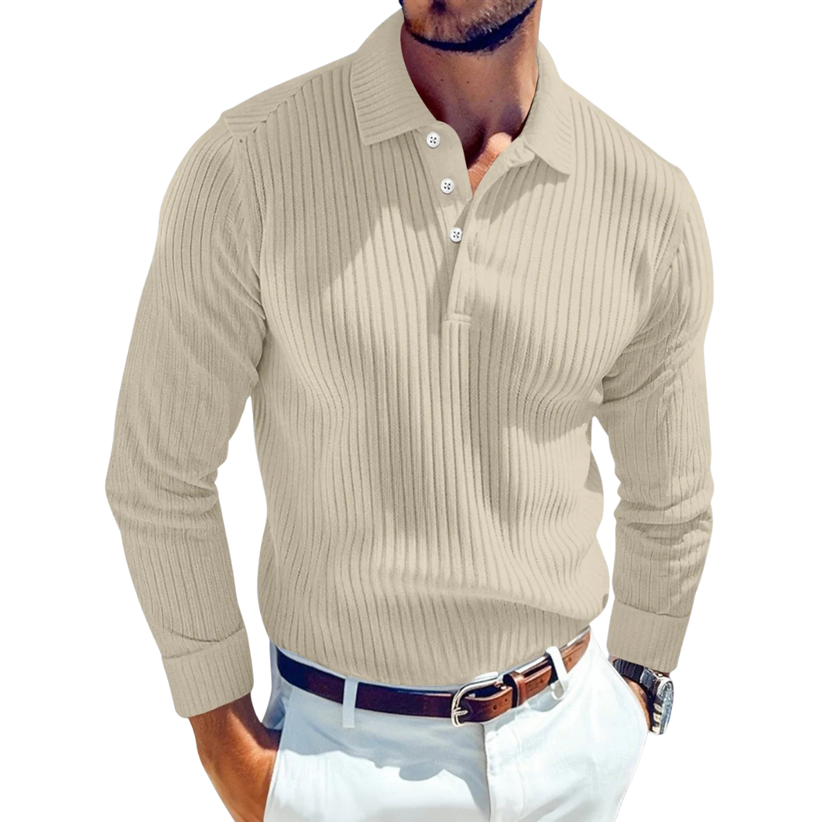 Felix | Retro Polo Herren klassisch gestrickt & stilvoll