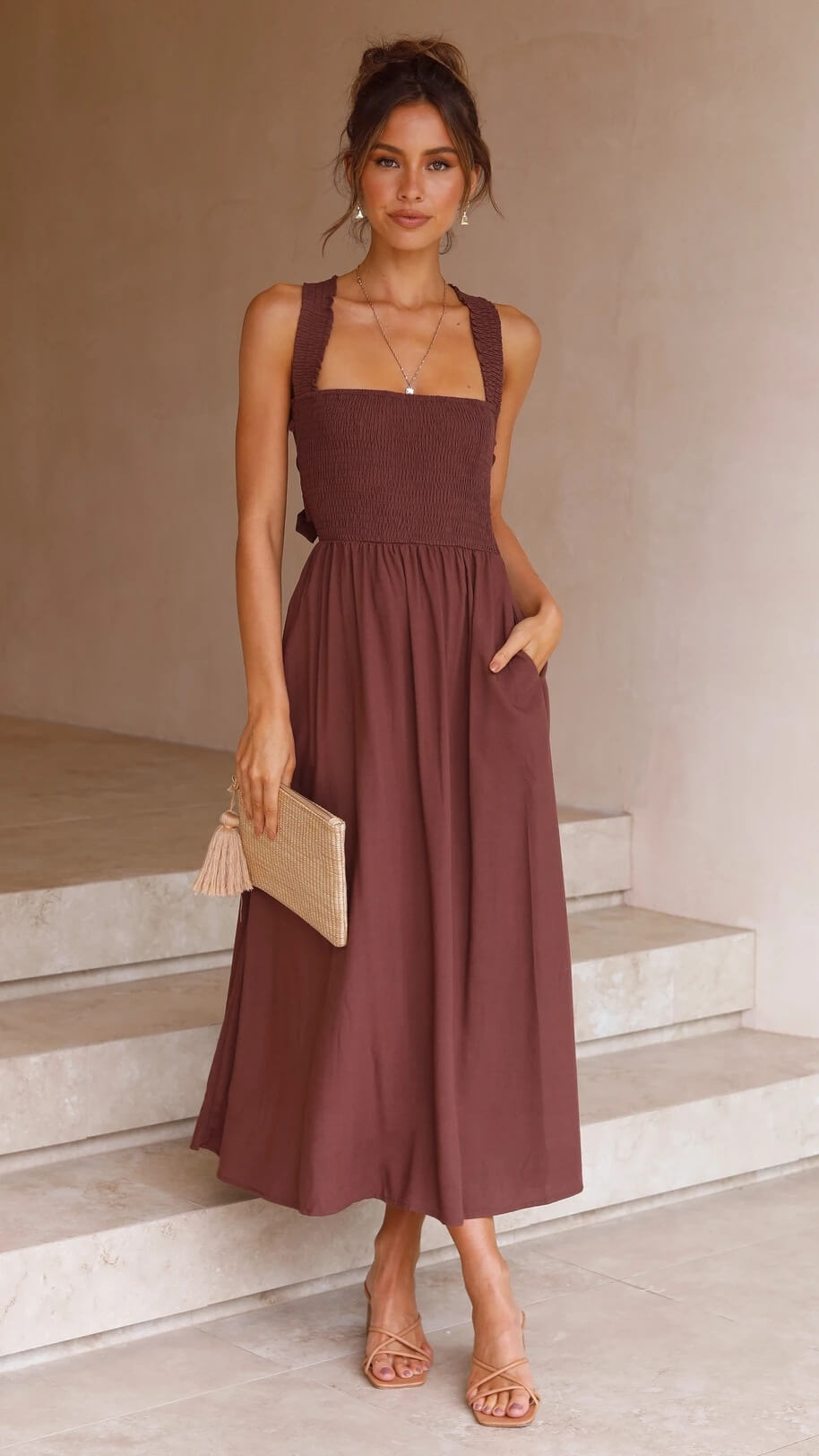 Maria | Elegantes Maxi-Kleid