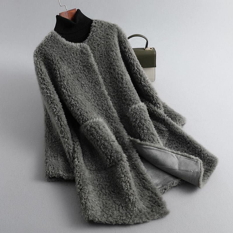 Clara | Eleganter Mantel mit Kapuze und großen Taschen