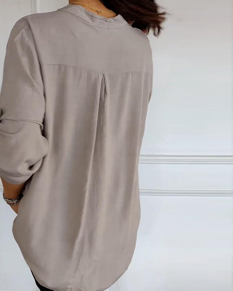 Julia | Modisches Damen Top casual elegant mit funkelnden Details