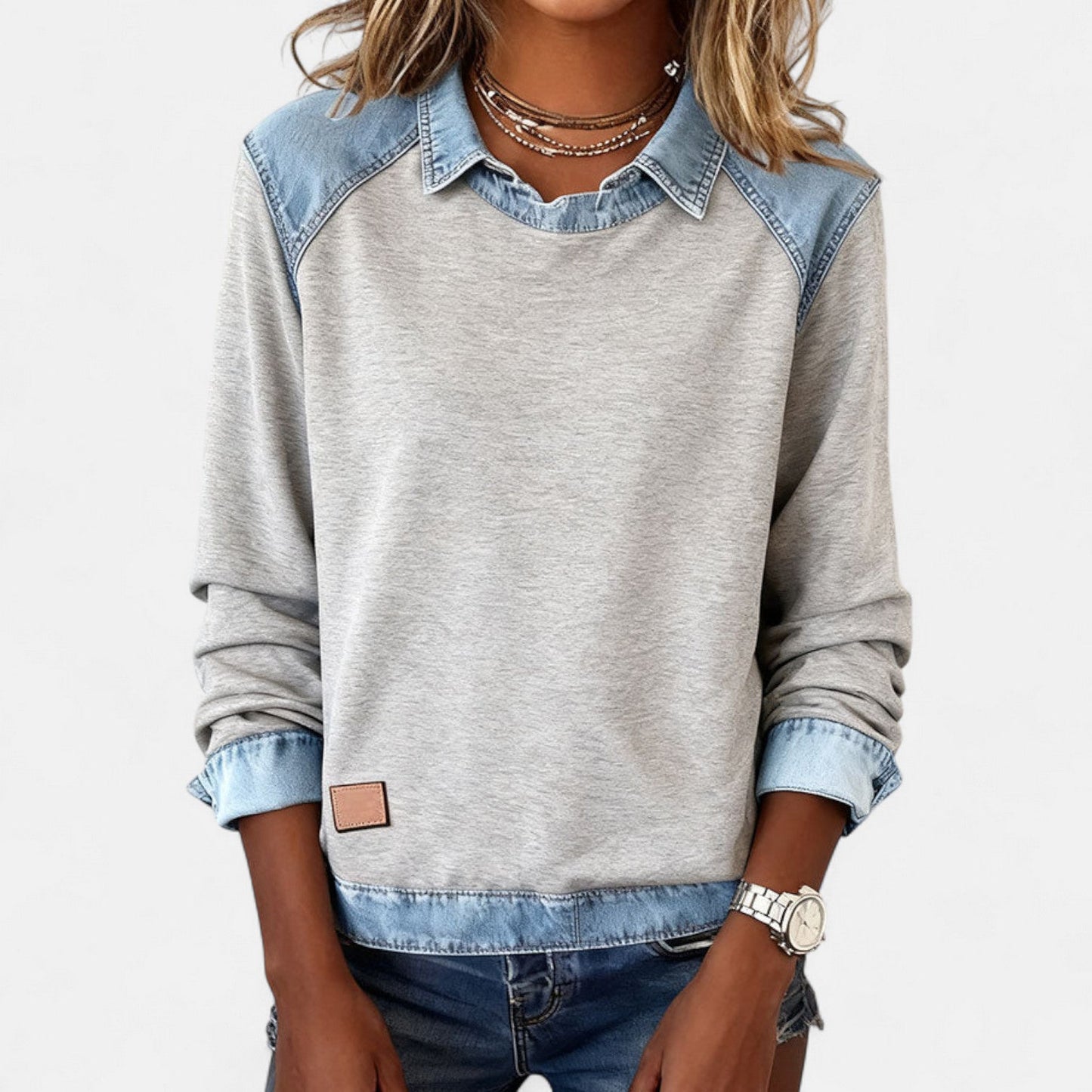 Leonie | Damen Langarmshirt modern edel chic