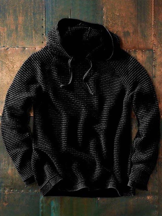 Maximilian | Strick-Hoodie für entspannte Stunden