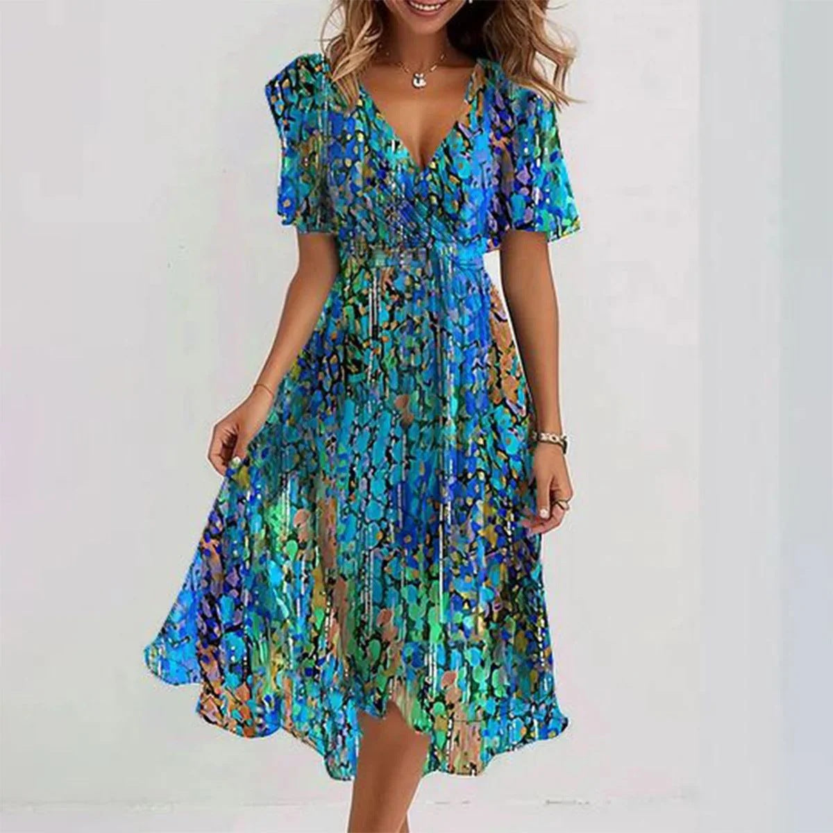 Clara | Stilvolles Damen Freizeitkleid bequem geschnitten