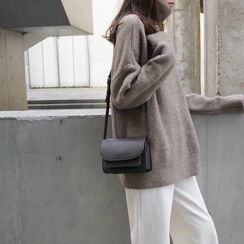 Hanna | Damen Rollkragenpullover modern lässig