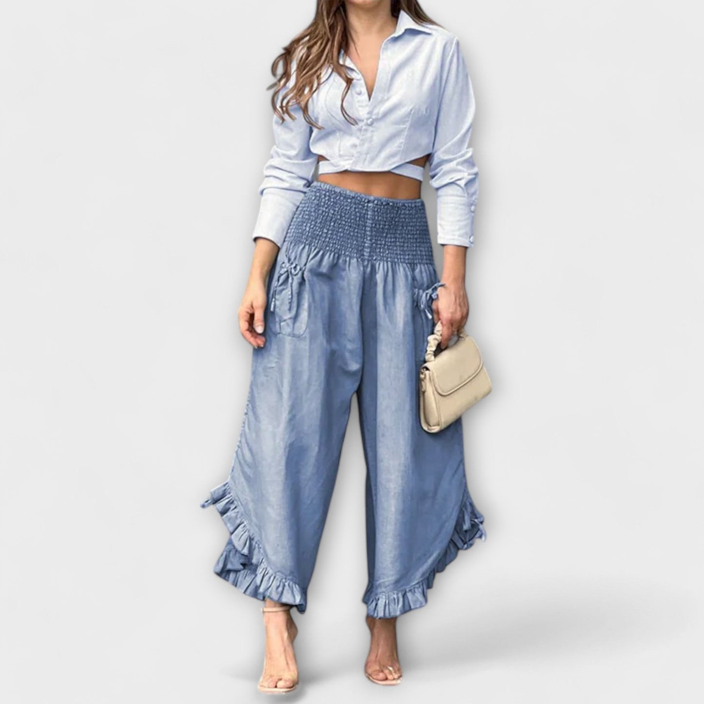 Mara | Lockere Damenhose aus Leinen modisch und bequem