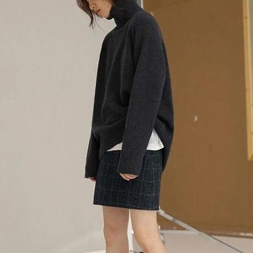 Hanna | Damen Rollkragenpullover modern lässig