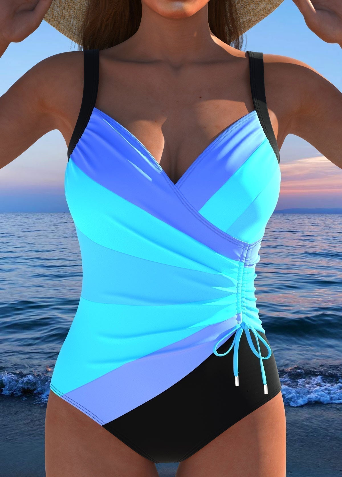 Elisa | Stilvoller Badeanzug Damen Elegant Look