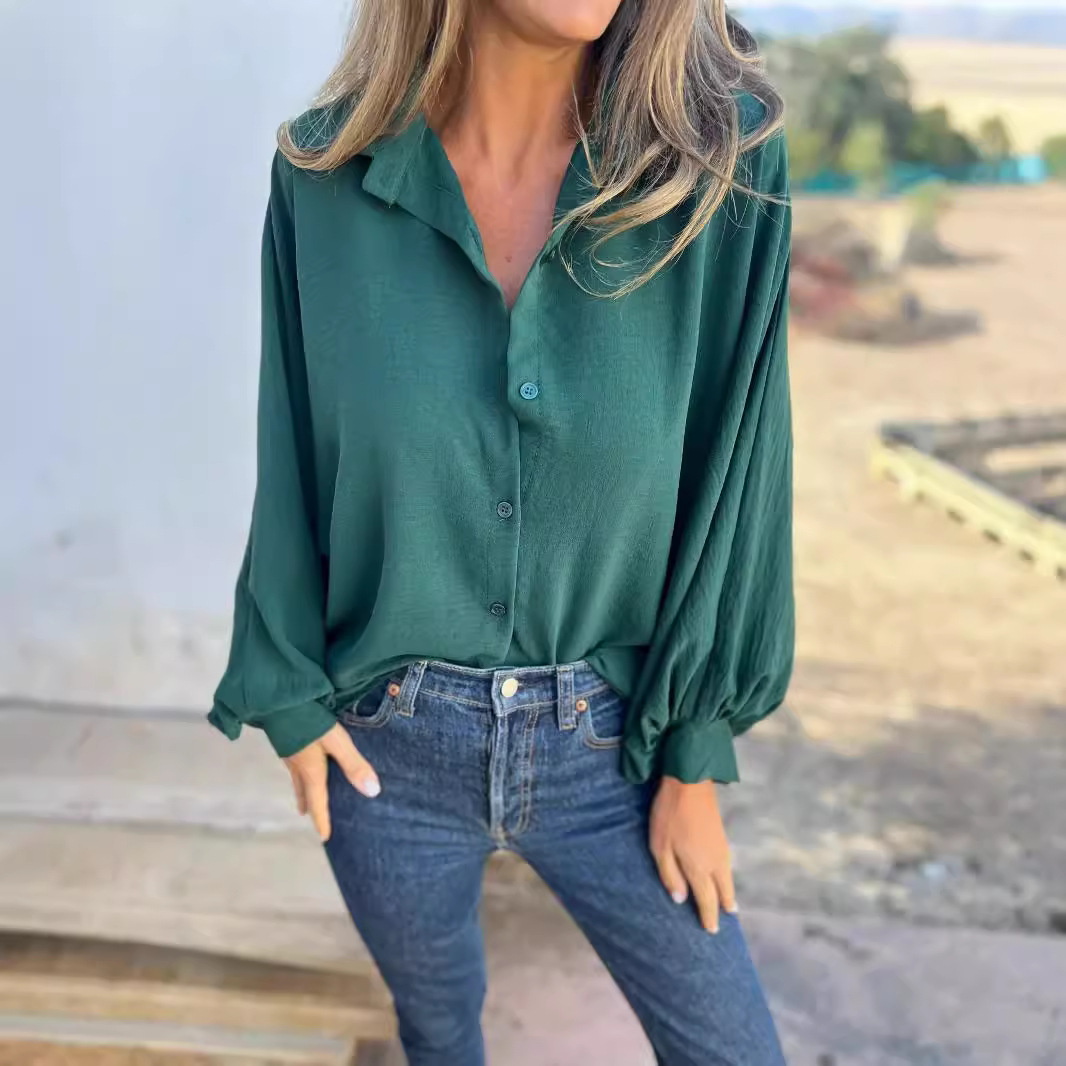 Julia | Edle Oversize Bluse Damen