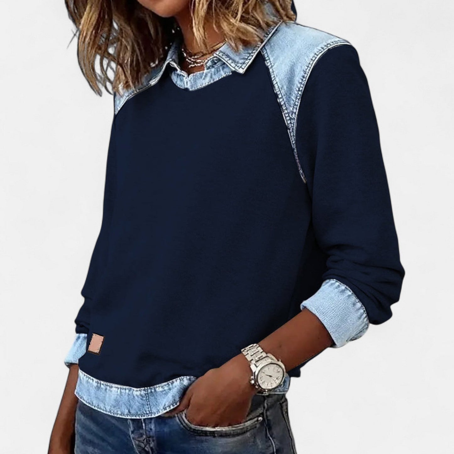 Leonie | Damen Langarmshirt modern edel chic