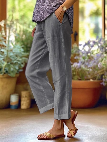 Livia | Modische Hose Damen Straight Look