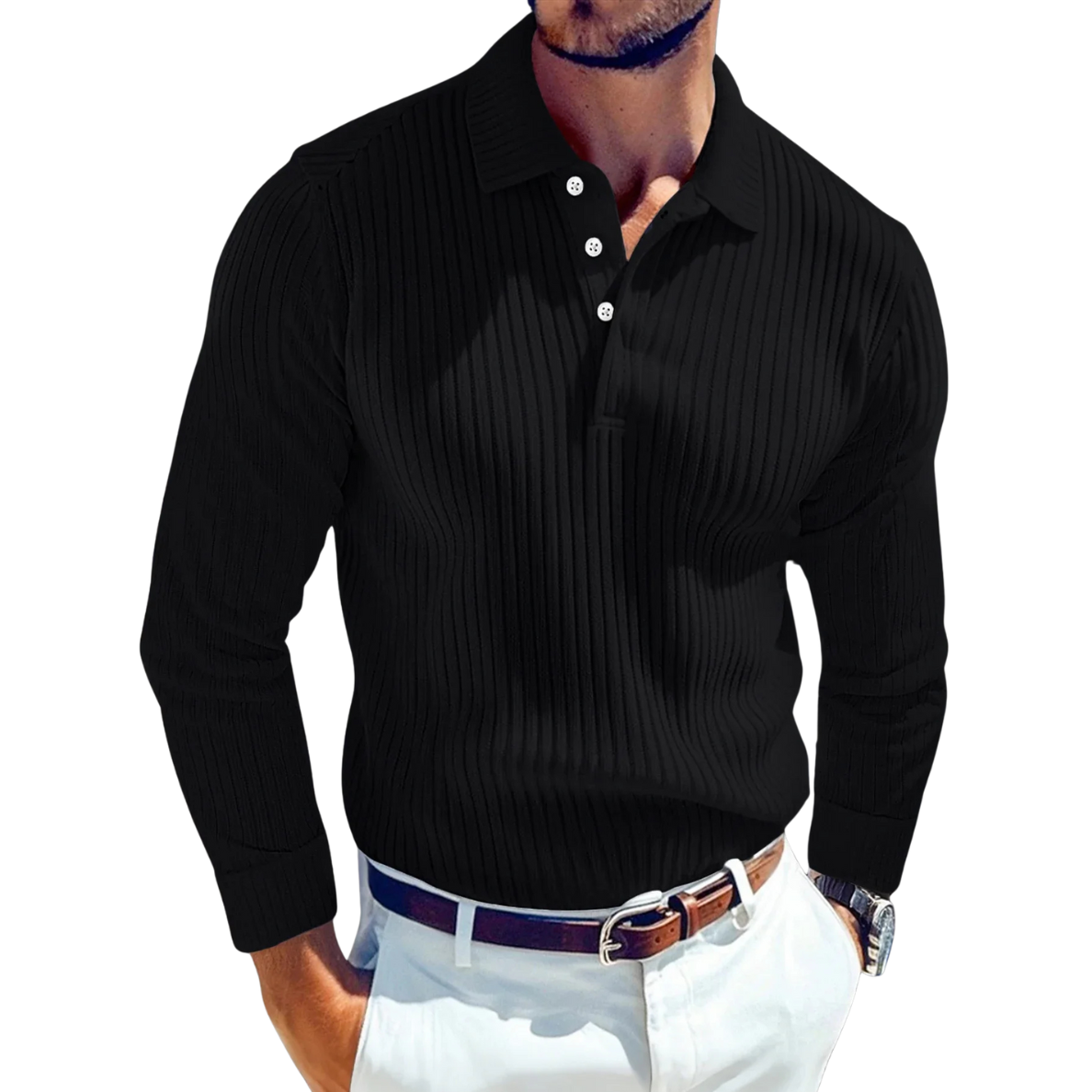 Felix | Retro Polo Herren klassisch gestrickt & stilvoll