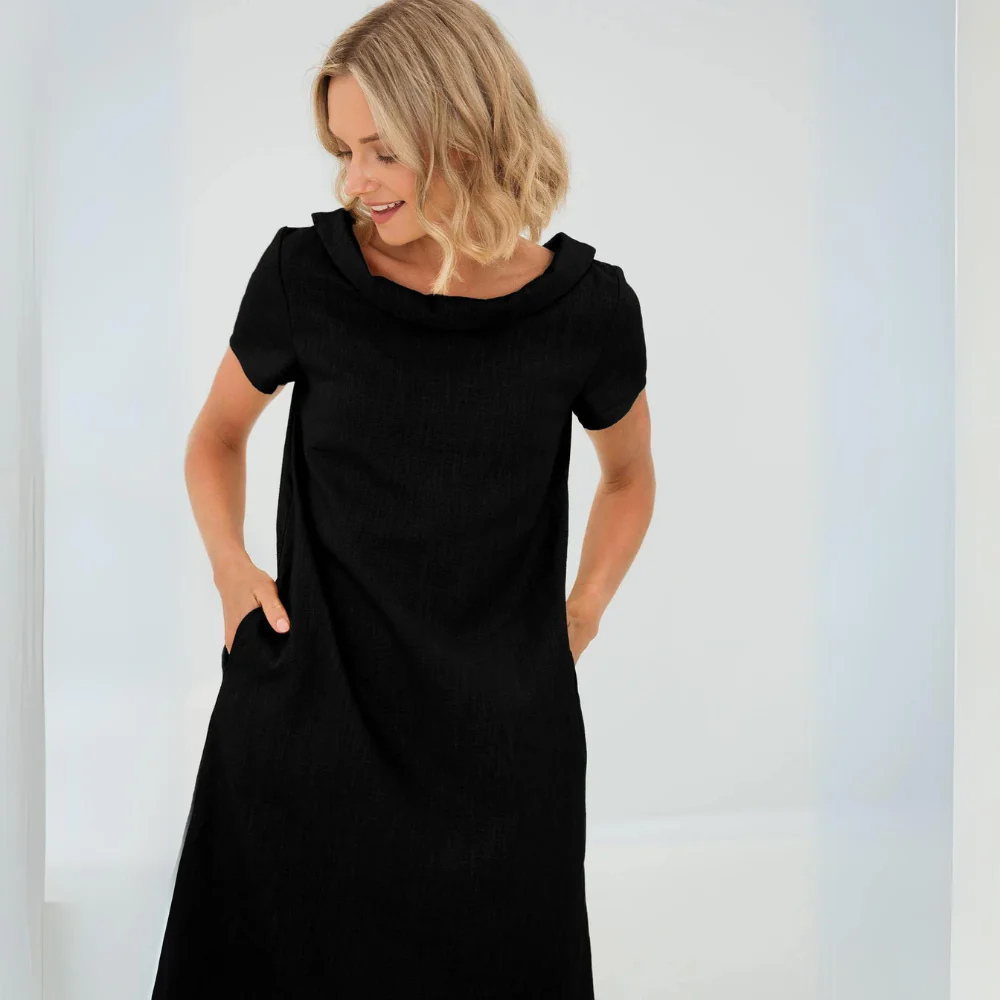 Clara | Luftiges Sommerkleid aus feinem Leinen