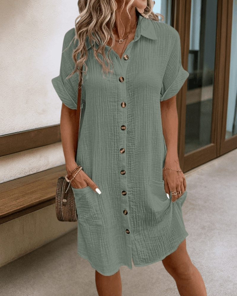 Romy | Bequemes Kleid mit stilvoller Silhouette