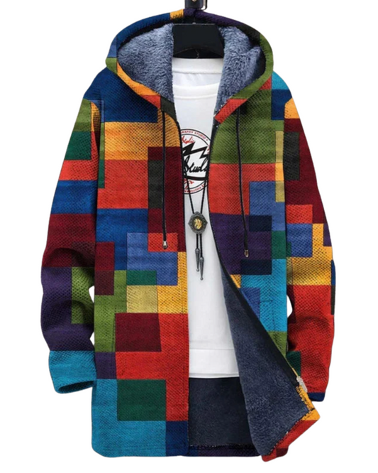 Lena | Künstlerische Strickjacke im luxuriösen Design