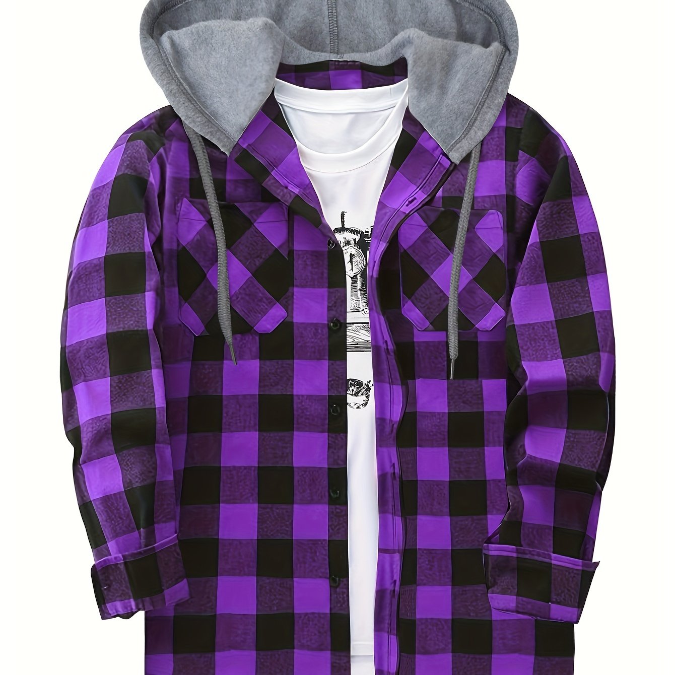 Lukas | Timberland Flanellhemd Mit Angesetztem Hoodie