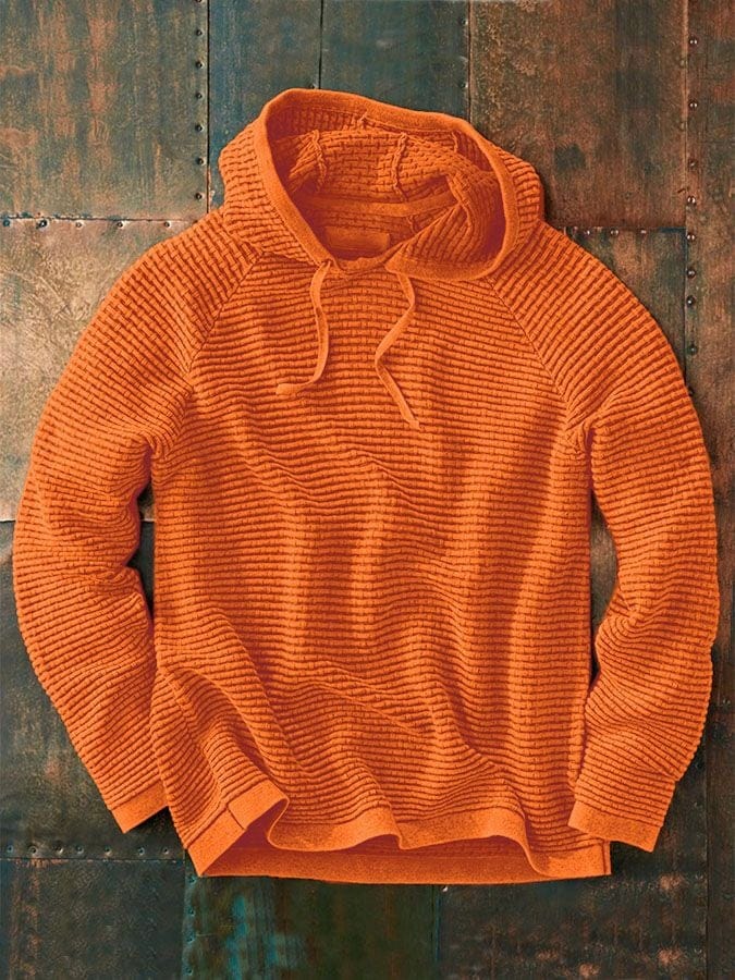 Maximilian | Strick-Hoodie für entspannte Stunden