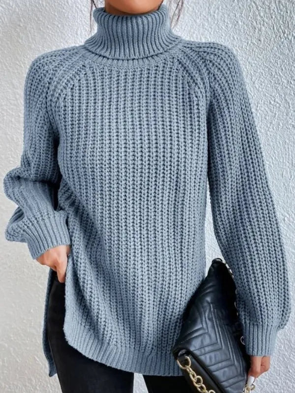 Lena | Stylischer Rollkragenpullover Damen Raglan