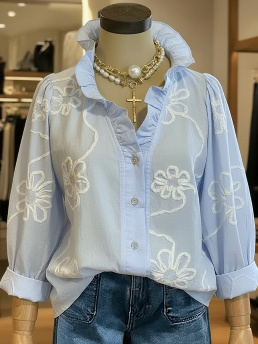 Jana | Damenbluse Freizeit komfortabel elegant