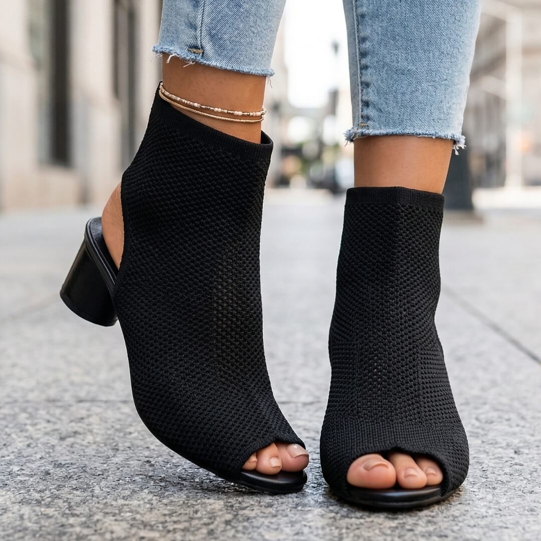 Clara | Schicke Mesh Heels Damen Elegant