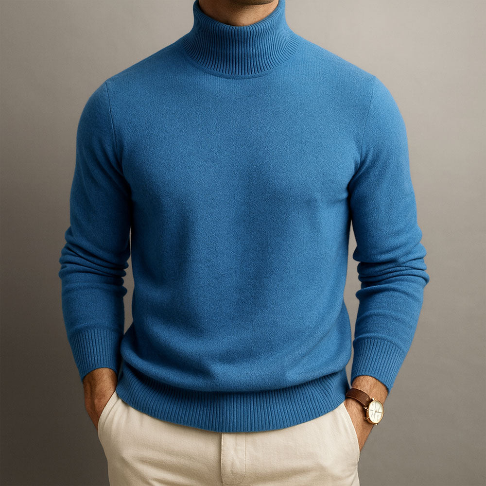Max | Herrenpullover mit hohem Kragen modern & stylisch