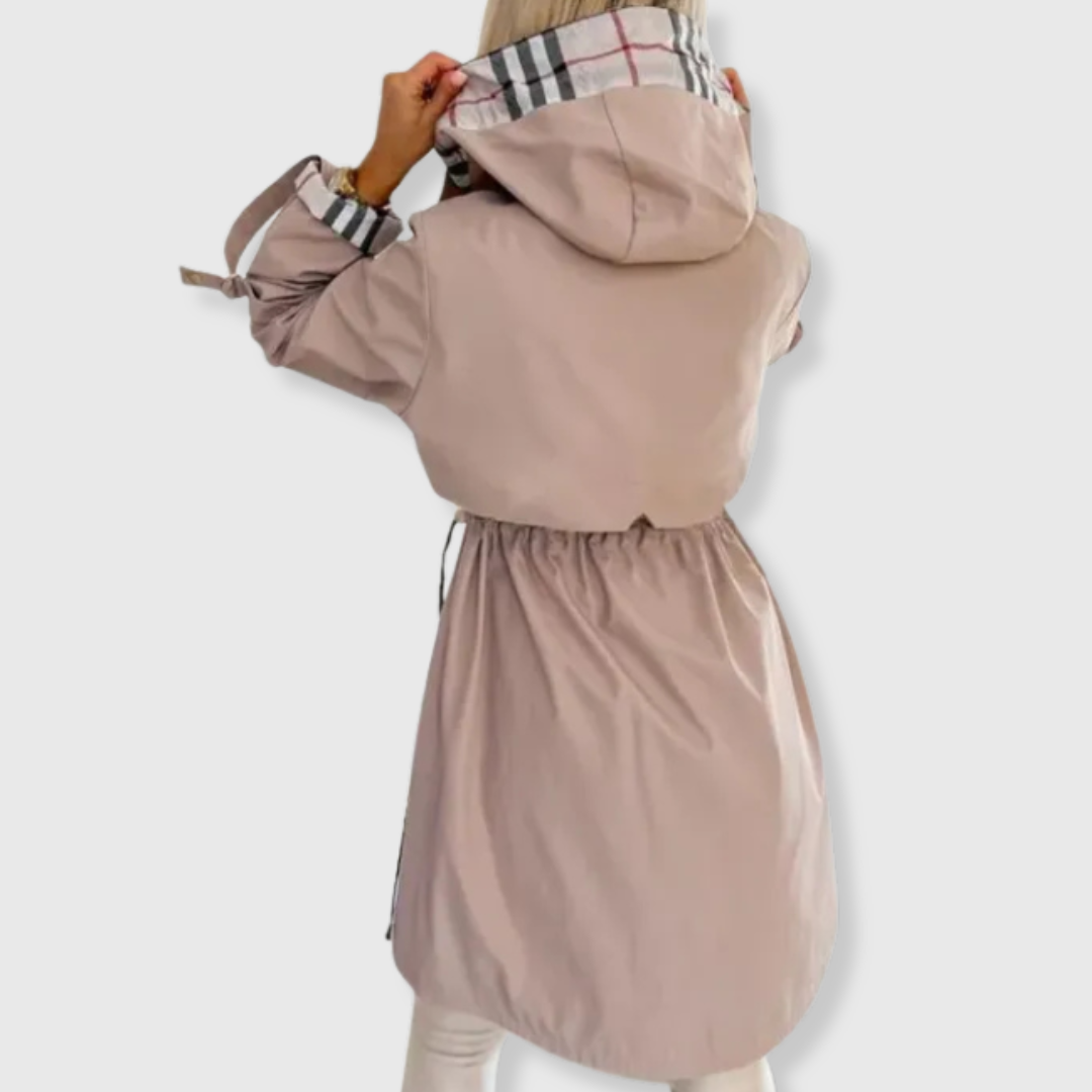 Miriam | Wasser- und winddichter Zip-Mantel für Damen