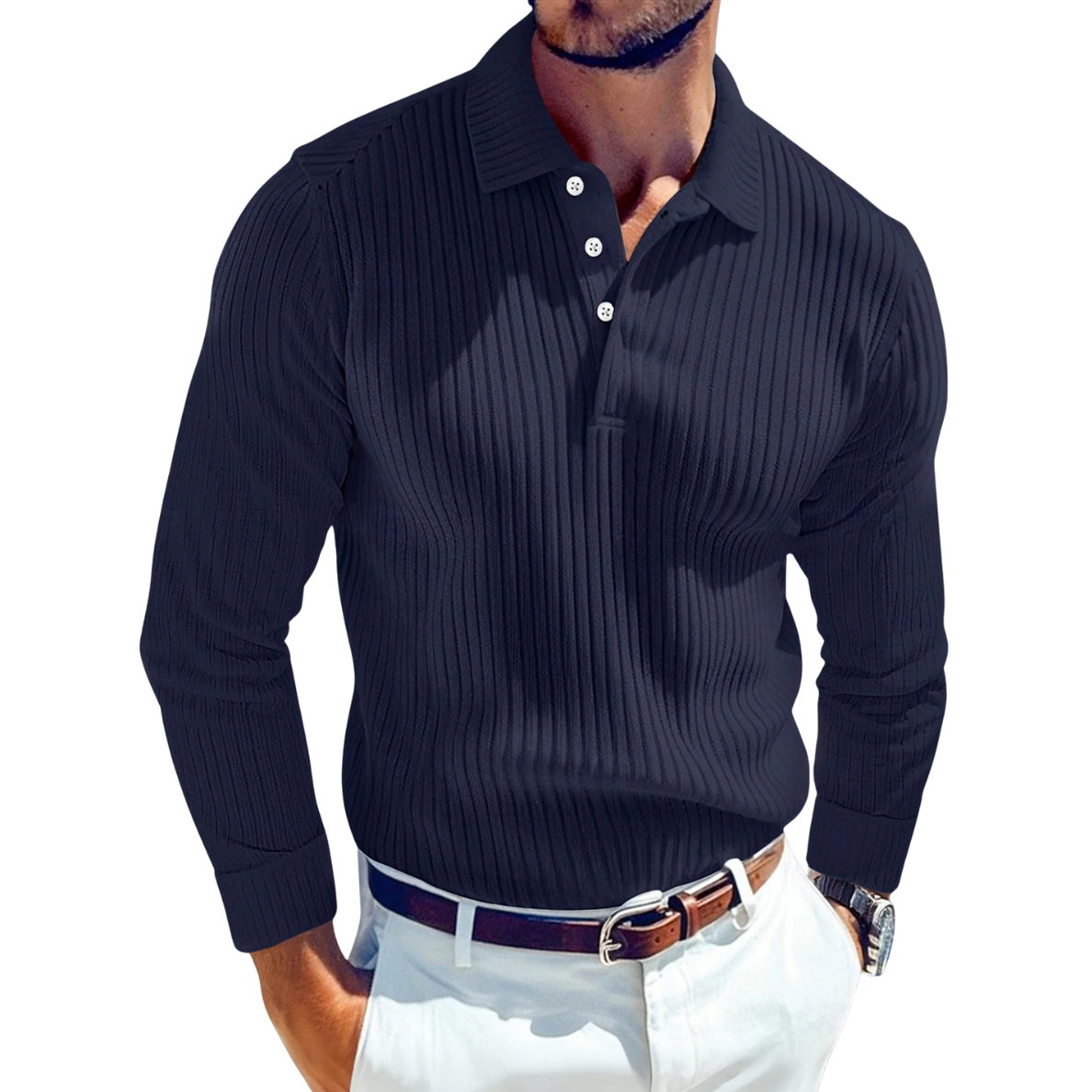 Felix | Retro Polo Herren klassisch gestrickt & stilvoll