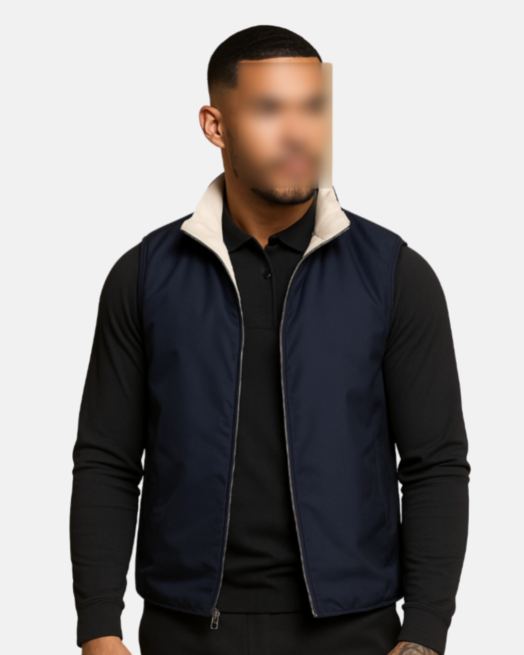 Cedric | Reversible Herrenweste für vielseitige Outfits