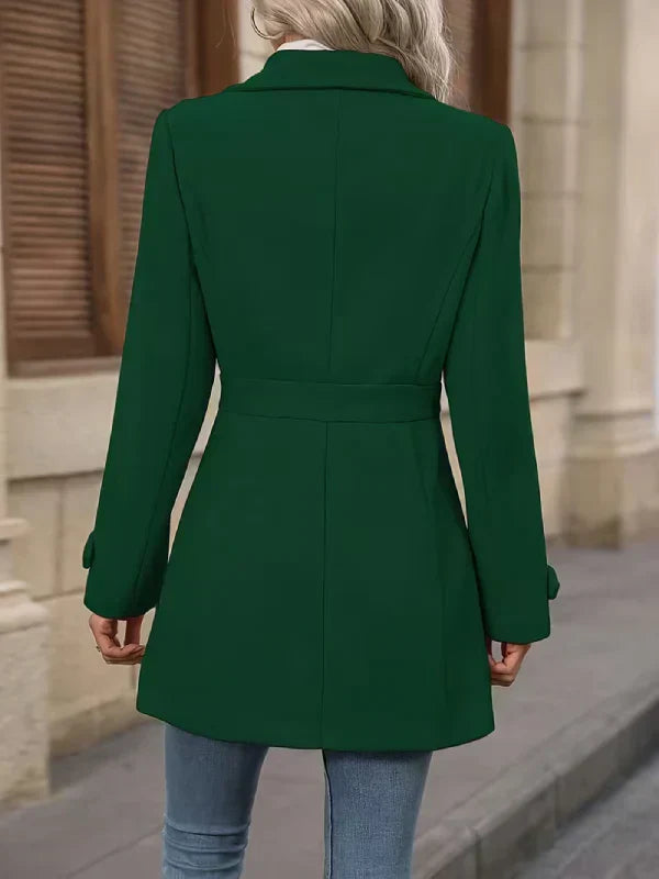 Laura | Eleganter Tweed-Wintermantel Damen chic