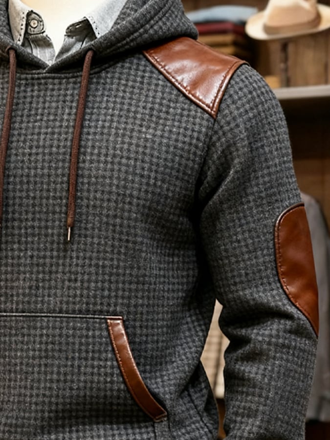 Elias | Lässiger Hoodie mit subtiler Waffeloptik