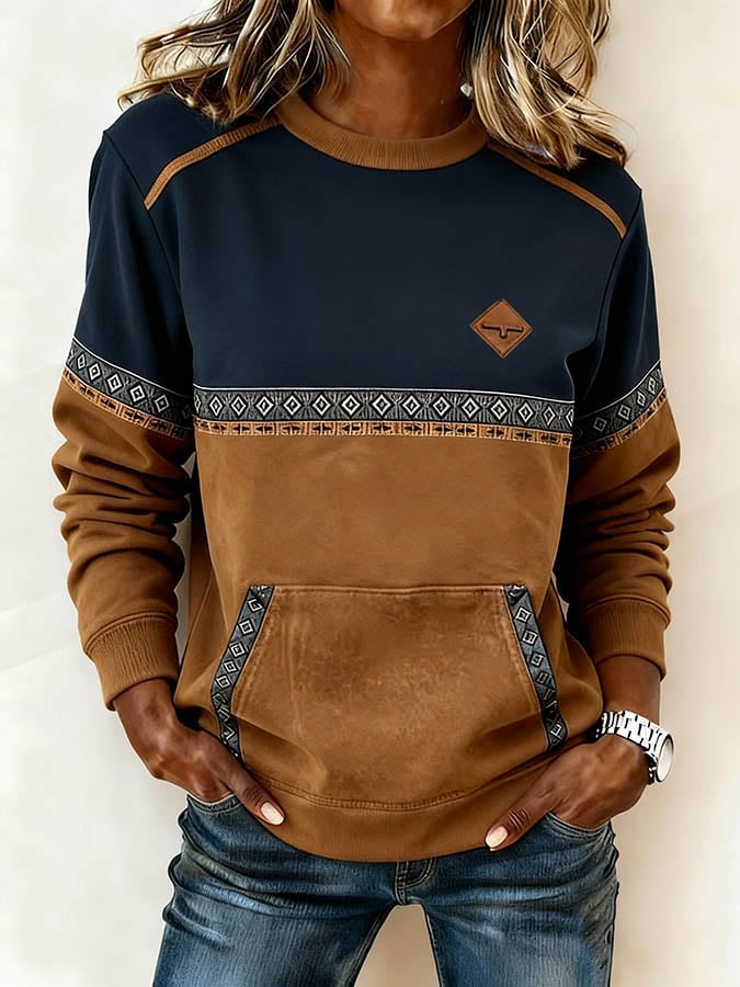 Ella | Lässiges Damen-Sweatshirt bunt und farbenfroh