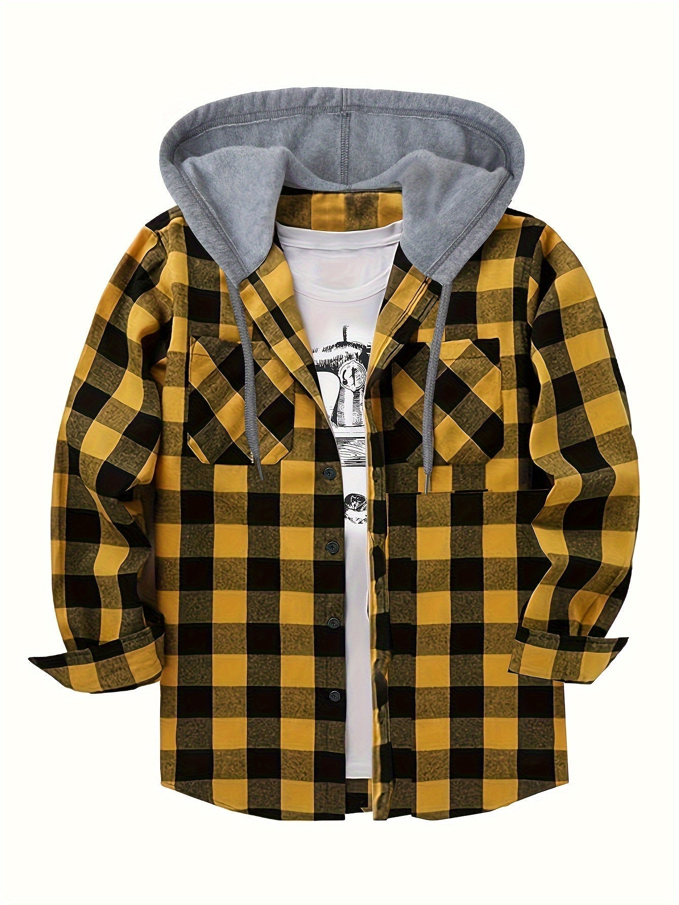 Lukas | Timberland Flanellhemd Mit Angesetztem Hoodie