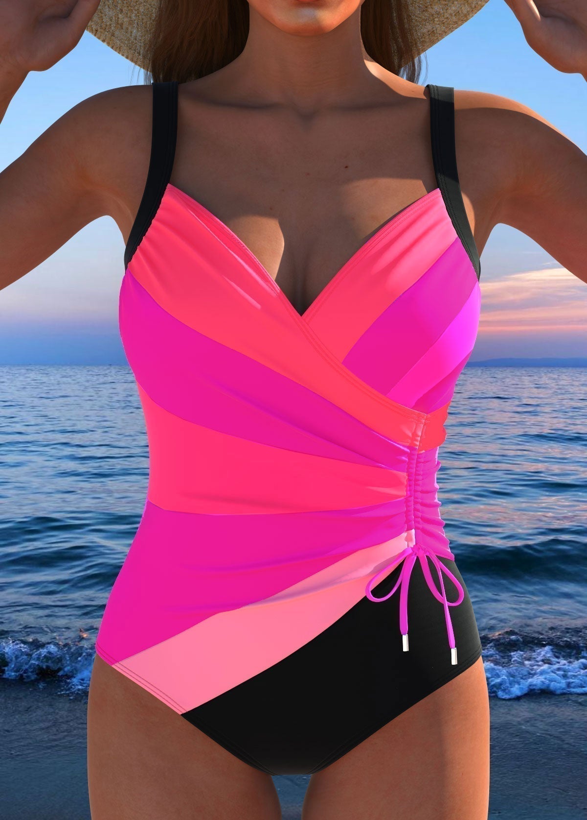 Elisa | Stilvoller Badeanzug Damen Elegant Look