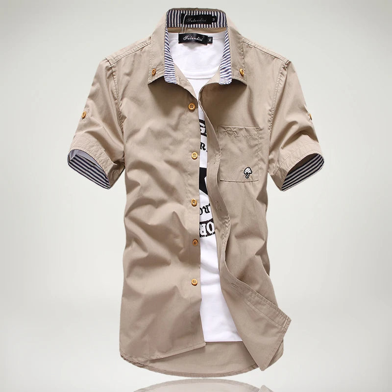 David | Mason Signature Button-Up Hemd in hochwertiger Verarbeitung