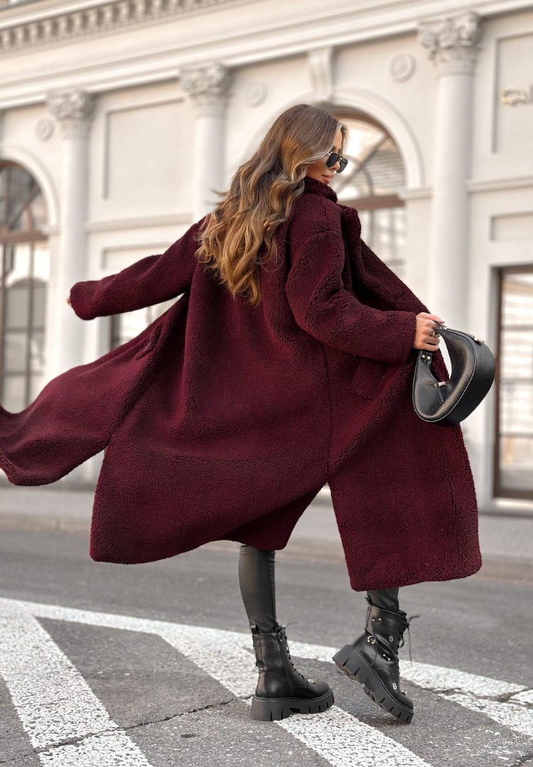 Lea | Lässiger Damenmantel lang modern stylisch