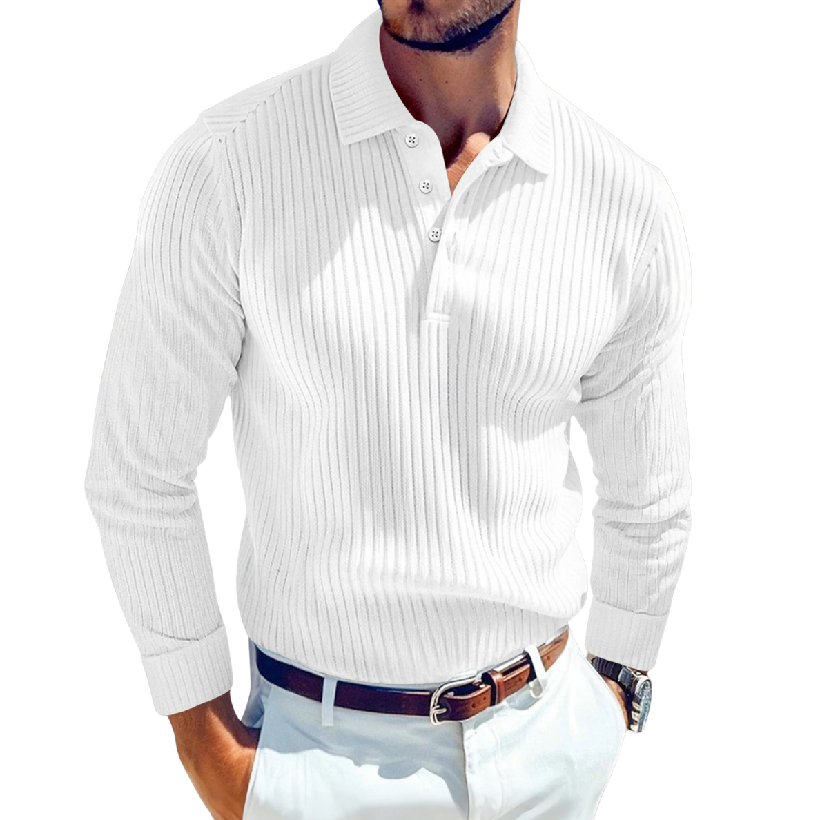Felix | Retro Polo Herren klassisch gestrickt & stilvoll