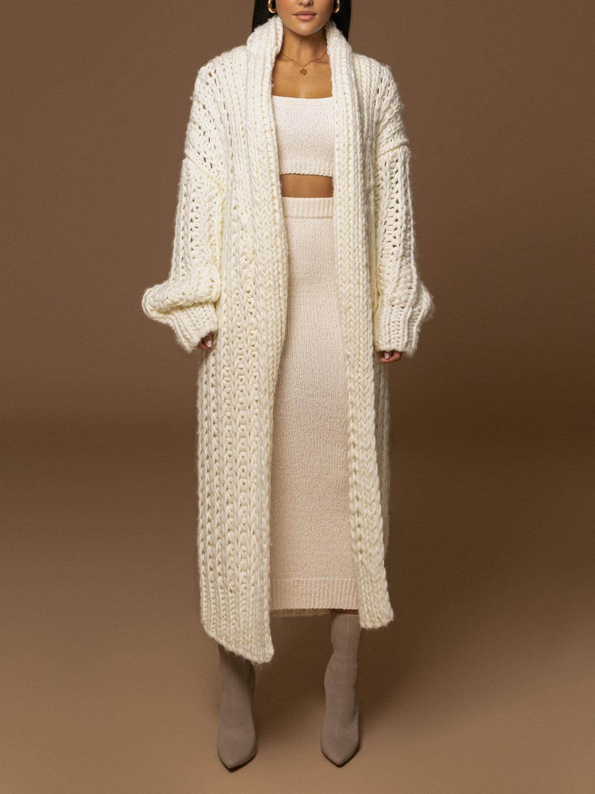 Tina | Damen-Strickmantel für gemütliche Alltagslooks