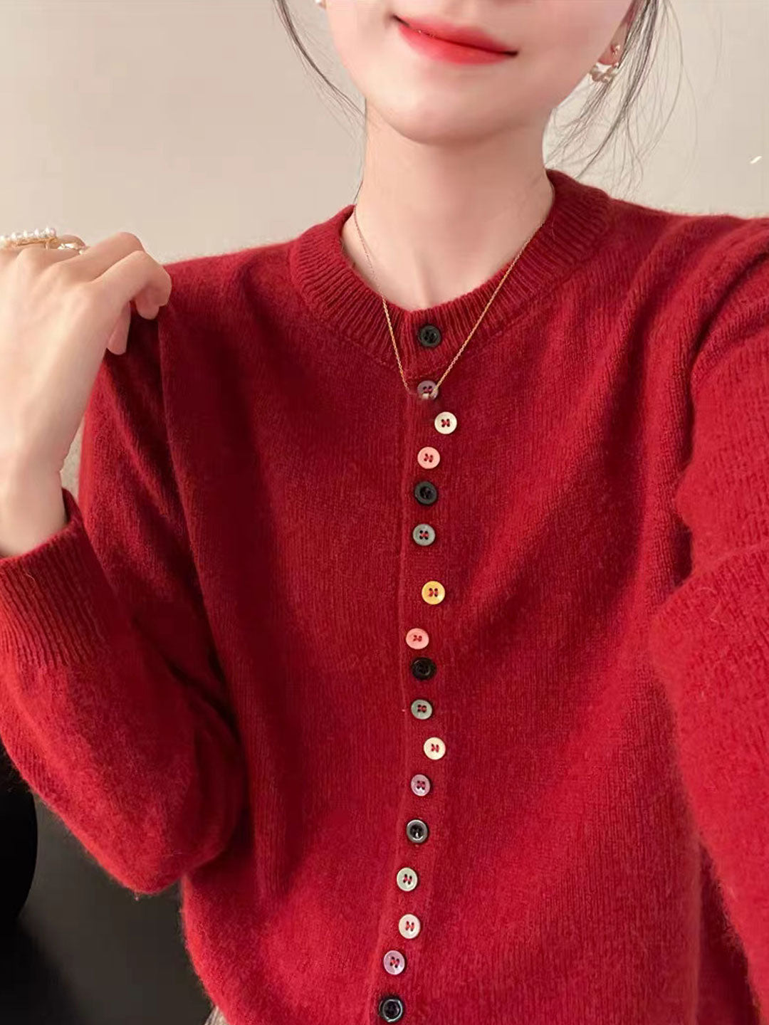 Lea | Zeitlose Strickjacke mit edlem Schnitt