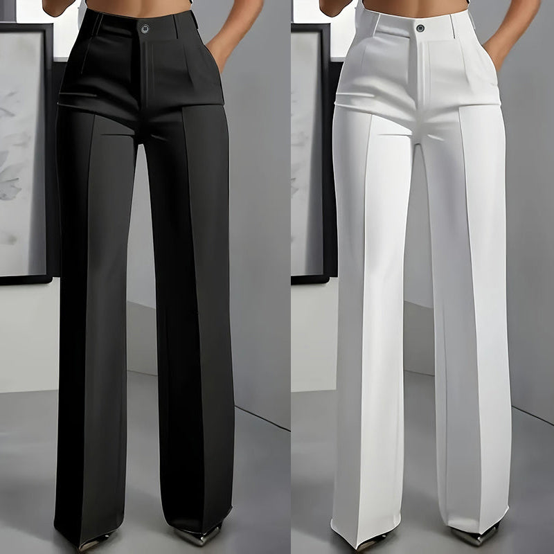 Julia | Damenhose mit hohem Bund und feinem Design