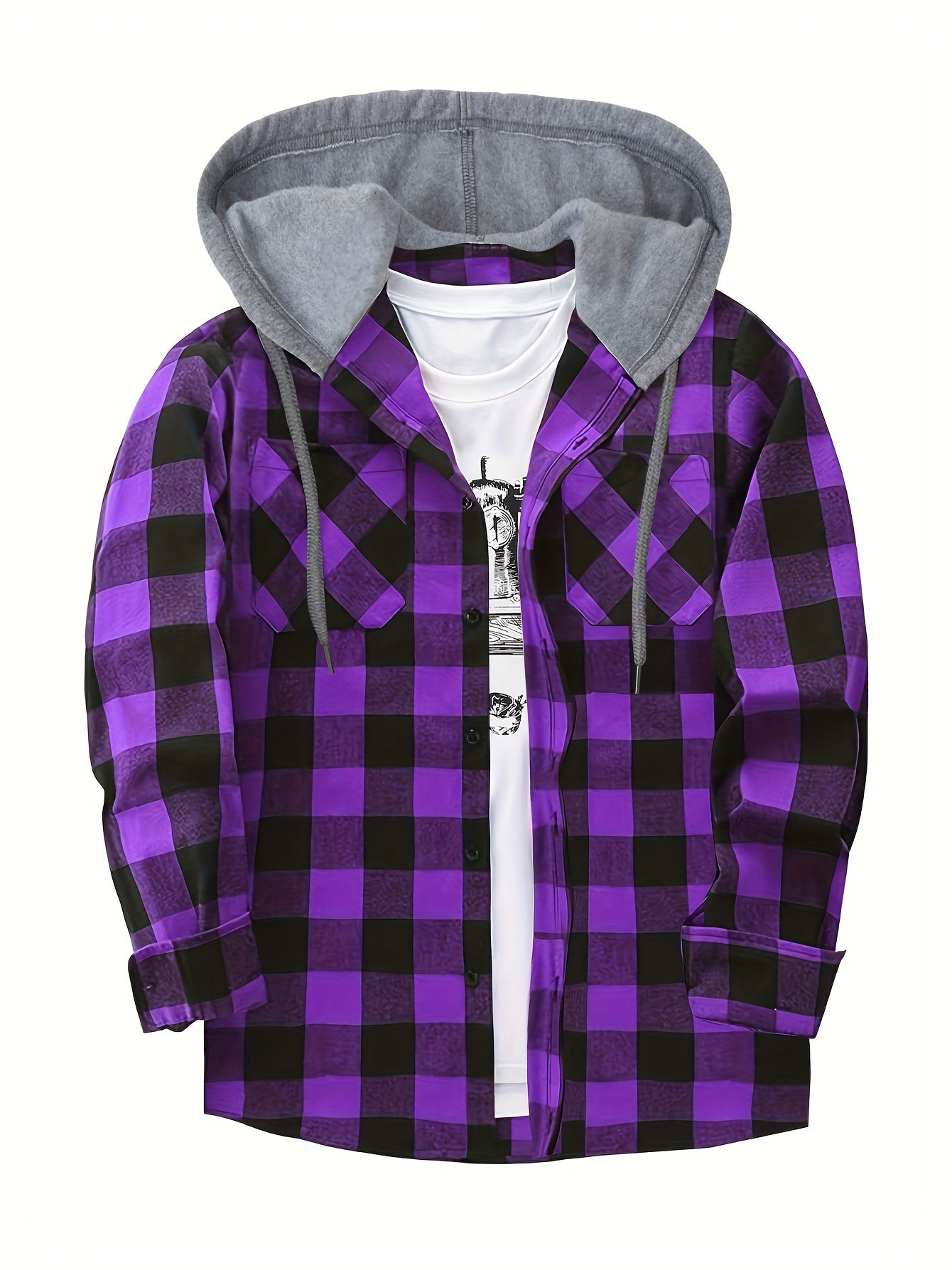 Lukas | Timberland Flanellhemd Mit Angesetztem Hoodie