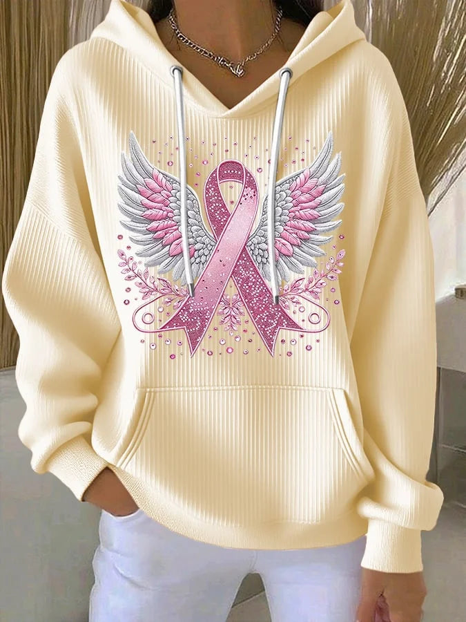 Clara | Trendiger Hoodie mit Ribbon-Akzenten für Damen