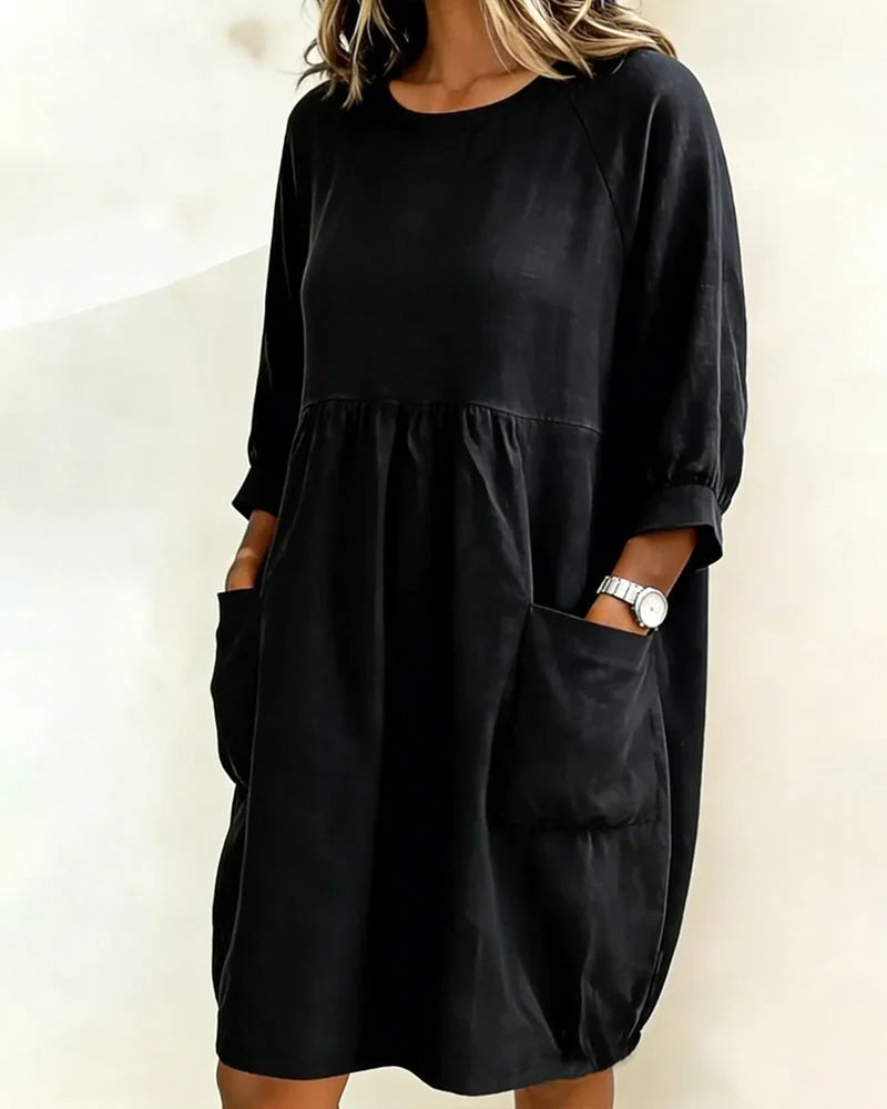 Paula | Charmantes 3/4-Arm-Kleid Damen